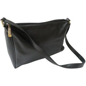 *Giani Bernini Black Leather Crossbody Bag